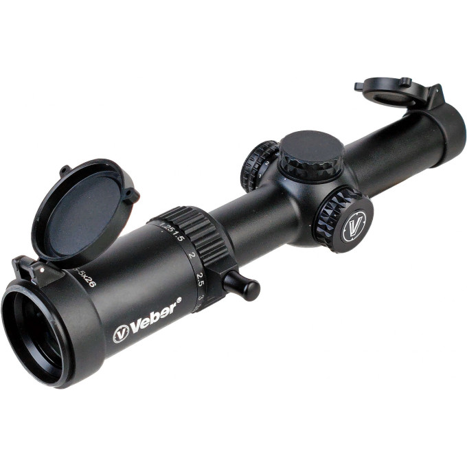 Прицел оптический VEBER WOLF 1,25-5x26 IR H08 30645